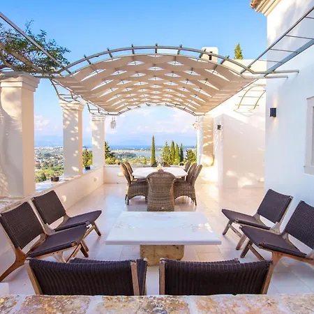 Paleopetres La Chataigne - Private Pool - Sea Views - Corfu Town - Βίλα *