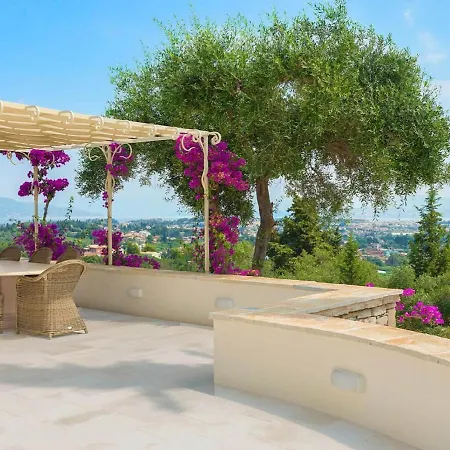 Paleopetres La Chataigne - Private Pool - Sea Views - Corfu Town - Βίλα *