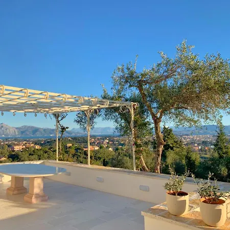 Paleopetres La Chataigne - Private Pool - Sea Views - Corfu Town - Βίλα *