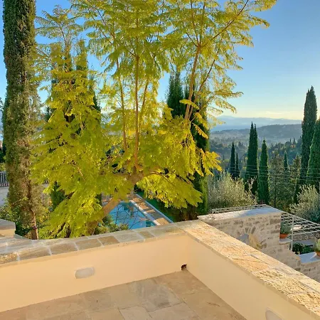 Villa Paleopetres La Chataigne - Private Pool - Sea Views - Corfu Town -