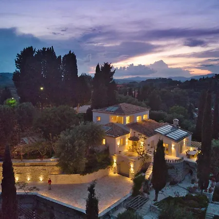 ヴィラ Paleopetres La Chataigne - Private Pool - Sea Views - Corfu Town - Kastanéa
