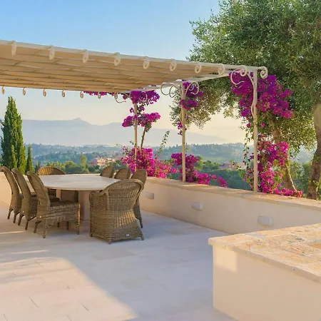 Paleopetres La Chataigne - Private Pool - Sea Views - Corfu Town - ヴィラ *