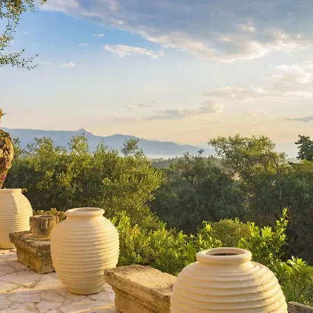 ヴィラ Paleopetres La Chataigne - Private Pool - Sea Views - Corfu Town - *